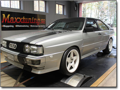 Effektmätning Audi UrQuattro - Maxxtuning AB