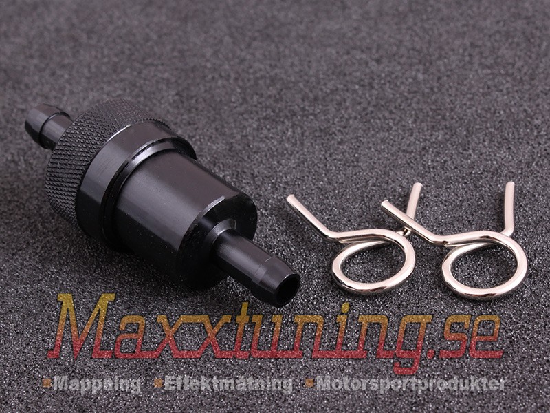 Bränslefilter 8mm 40 micron svart Bränslefilter 8mm 40 micron svart