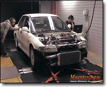 Effektmätning Mitsubishi EVO 3 Haltech E11