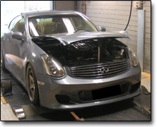 Mappning Nissan Infinity G35 - TurboXS UTEC