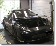 Mappning Mazda RX7 FD (1300cc) Apexi Power Fc, Mitsubishi T04E, Bensin 95/98