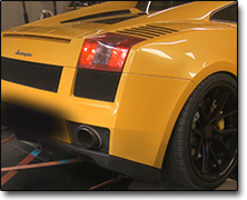 Effektmätning Lamborghini Gallardo Orginal ECU
